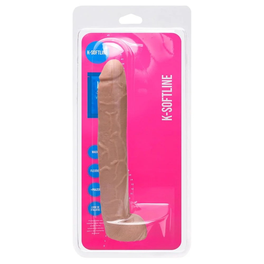 Pênis De Borracha Maciço 39 X 5,6Cm Kgel (5)